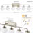 Brackenley 6 - Light Dimmable Vanity Light With Hand Blown Glass Globe Shade-339236625-346933143