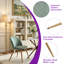 45cm H Velvet Upholstered Accent-1616906709