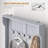 Hall Tree with Storage Bench and Four Hooks-1238037993