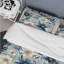 Ensemble de housse de couette à motif floral blanc et bleu Meadow Serenity III-1607289341