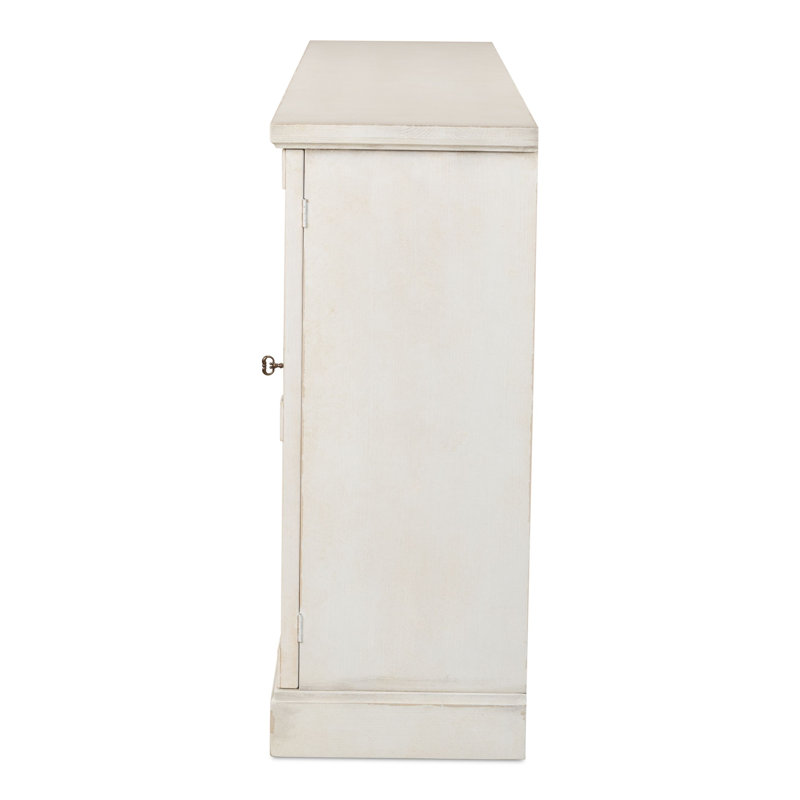 Montgomeryville 75'' W Solid Wood Sideboard, Whitewash