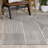 Rysler High-Low Geometric Arch Scandi Striped Gray/Cream Indoor/Outdoor Rug-830739241