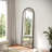 Mila Wall Mount Arched Mirror with Slim Metal Frame-256789354-256789352