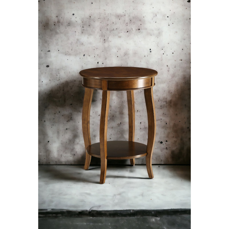 Aberta Finish Accent Table, Walnut