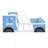 Full Size Classic Car-Shaped Platform Bed With Wheels-1807534676