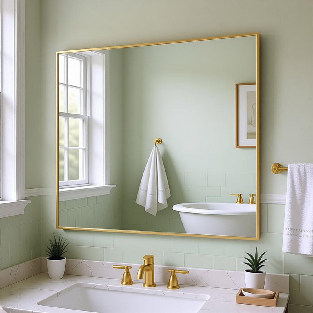 Kaydeigh Aluminum Dresser Mirror Wrought Studio™