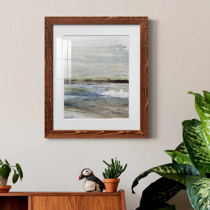 Wetlands II - peinture encadrée, H 20 po x l 17 po x P 1,5 po, Érable