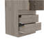 Armoire 2 portes Lisboa - gris clair-1642593492