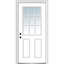 Portes d'entrée pré-montées en fibre de verre 2 panneaux Smooth 9 Lite-45267966-45267967