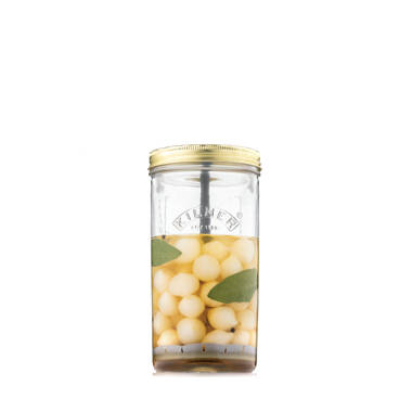 Pickle Jar With Strainer Insert,deli Food Storage Container,large Flip Jar  With Leakproof And Lock It Lid