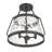 Sonali Glass Semi Flush Mount in Black-1929354166
