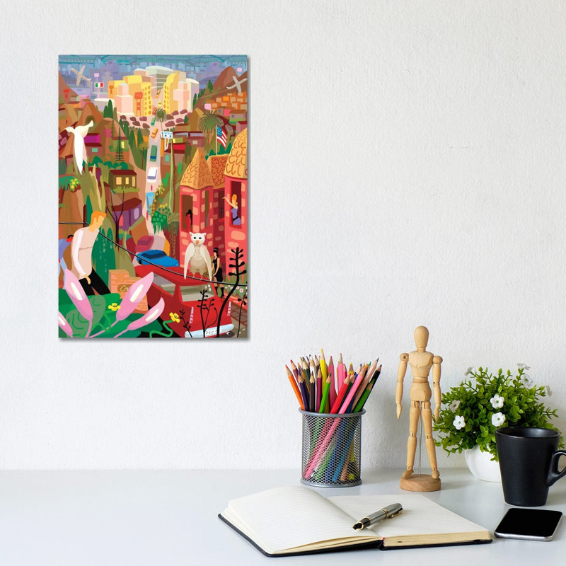 Playboys And Geishas In Old Los Angeles by Charles Harker - Wrapped Canvas Gallery-Wrapped Canvas Giclée