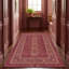 Tapis Mesa2 à médaillon traditionnel, style persan, bordeaux, cuivre, vert, crème, rose, lavable à la machine, antidérapant, à poils courts, pour l'intérieur et l'extérieur, adapté aux animaux domestiques, idéal pour le salon, la chambre, la salle à manger, l'entrée, le couloir ou le bureau.-192196013