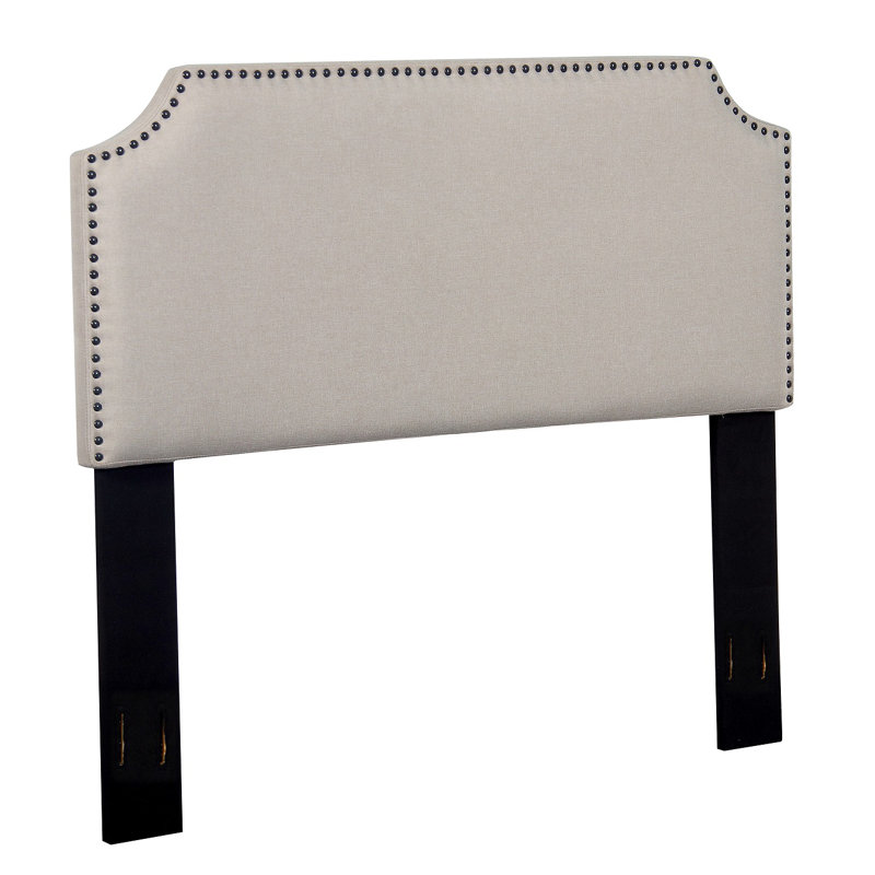 Memphis Upholstered Panel Headboard, Oat Beige
