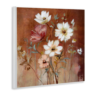 Plaque murale Collection Mocha Flowers, design par Sara Culpepper