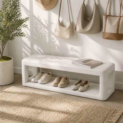Banc de 55 po pour l'entrée et la chambre à coucher