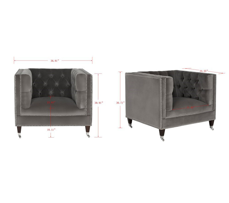 Fauteuil Klenk, Grey