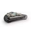 Croissant Outdoor 3 - Seat Patio Sofa-1759553198
