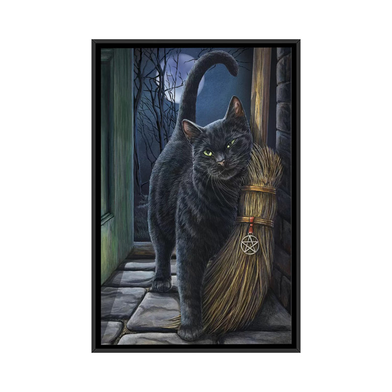 «A Brush with Magick», impression sur toile, H 26 po x l 18 po x P 1,5 po, Toile encadrée noire, Pas de tapis