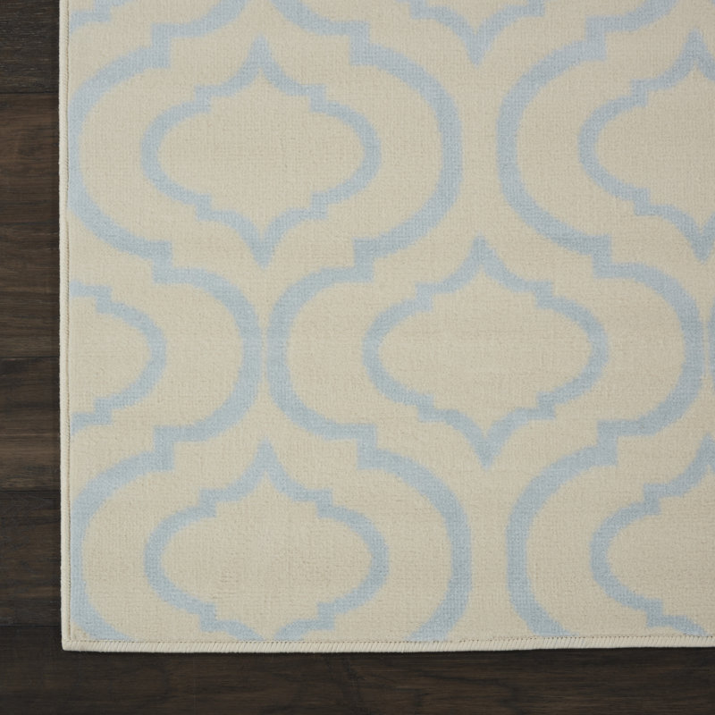 Xinrui Geometric Indoor Rug, Rectangle 7'10" x 9'10"
