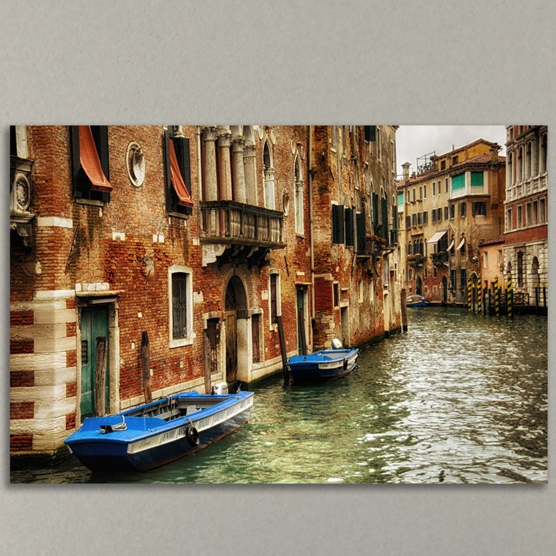 Docked by Dano - Wrapped Canvas Print, 81cm H x 122cm W x 4cm D