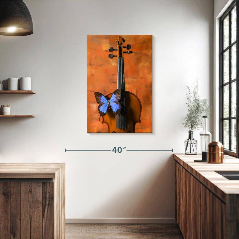 Papillon violon, H 36 po x l 24 po