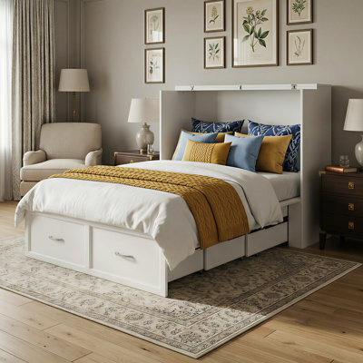 Fold Out Murphy Bed With Power Outlets