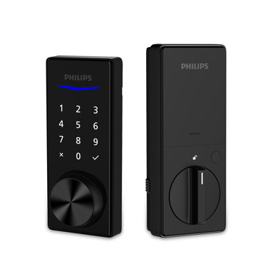 Pêne dormant électronique à poignée tactile Philips