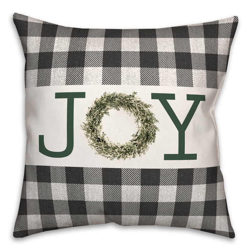 Plaid Throw Pillow