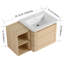 Meuble-lavabo mural avec lavabo en céramique blanche-1384966838