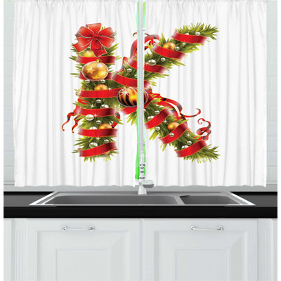 Floral Kitchen Curtain