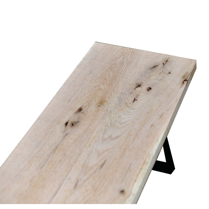 Solid Wood Bench, 17.5" H x 54" W x 14.5" D