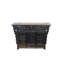 Dual-Drawer Coffer Cabinet with Carved Sides