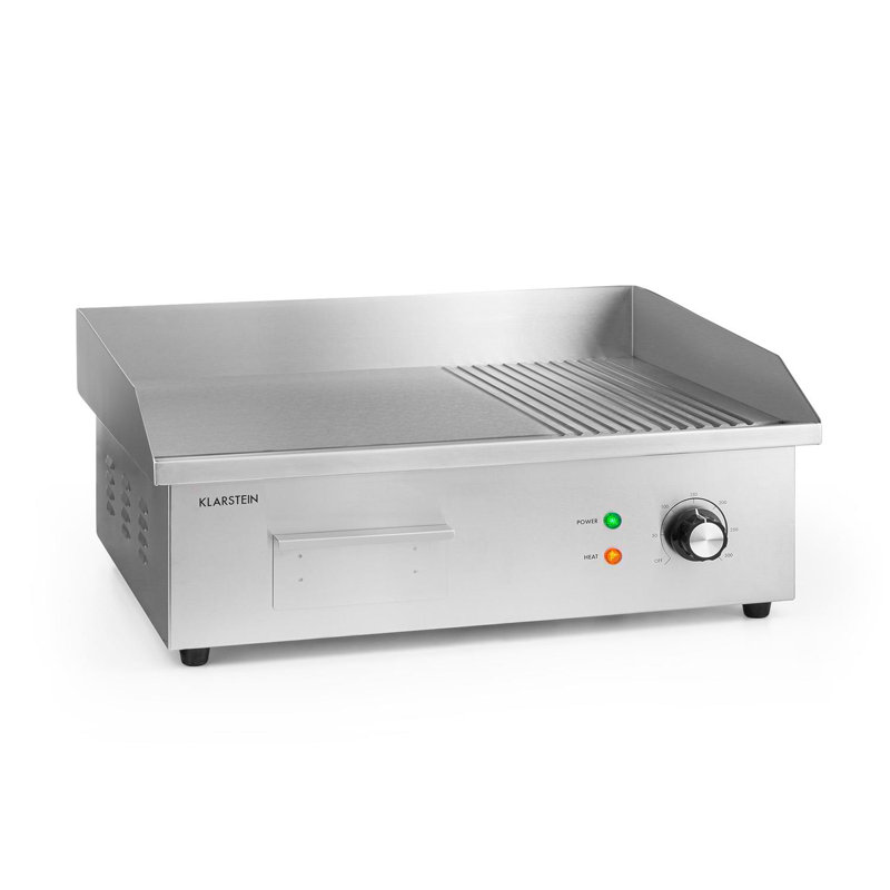 Klarstein 49.5cm W x 42.5cm D Portable Single Burner Countertop Electric Grill