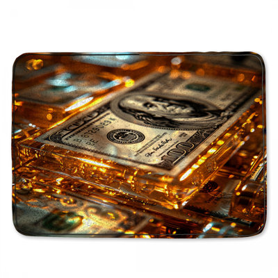 Tapis de bain monnaie moderne