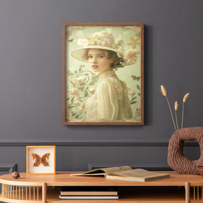 WOMEN Series CCCCL XXVI - reproduction encadrée de qualité supérieure - prête à être accrochée - aucun clou requis