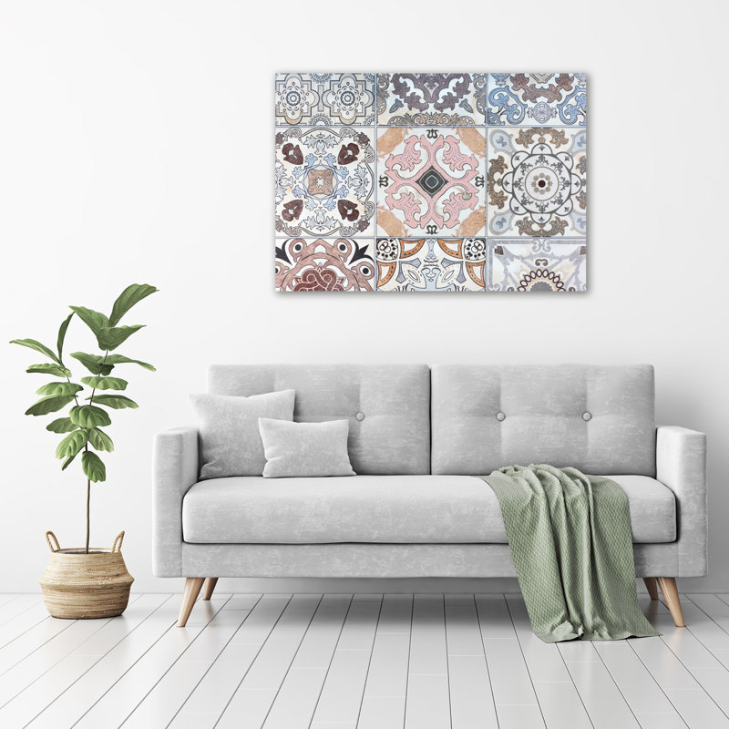 Ceramic Tiles - Wrapped Canvas Print