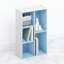 Bibliothèque de rangement Furinno Tomi, bibliothèque, 5 cubes, bleu clair