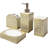 Golden Bathroom Accessories Set