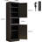 Metal Narrow Shelf Storage Cabinet for Bathroom Kitchen Living Room-685886293