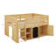 Full Loft Bed , Trundle Bed Included-1177705323