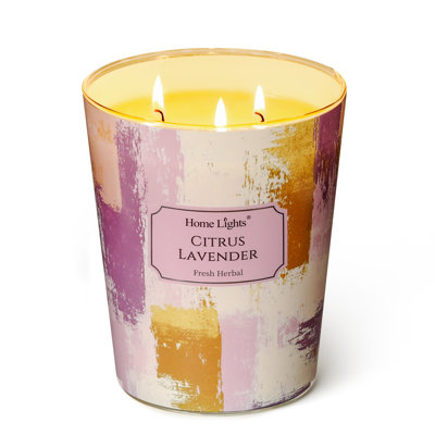 Citron lavande | Bougies parfumées 3-Wick Homelights