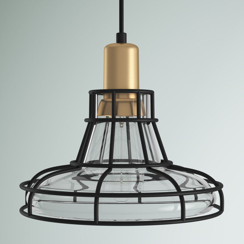 Luminaire suspendu en forme de dôme à 1 lumière Alvelo