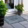 Machine Washable Indoor/Outdoor Xhevrie ACN1725 Blue Rug
