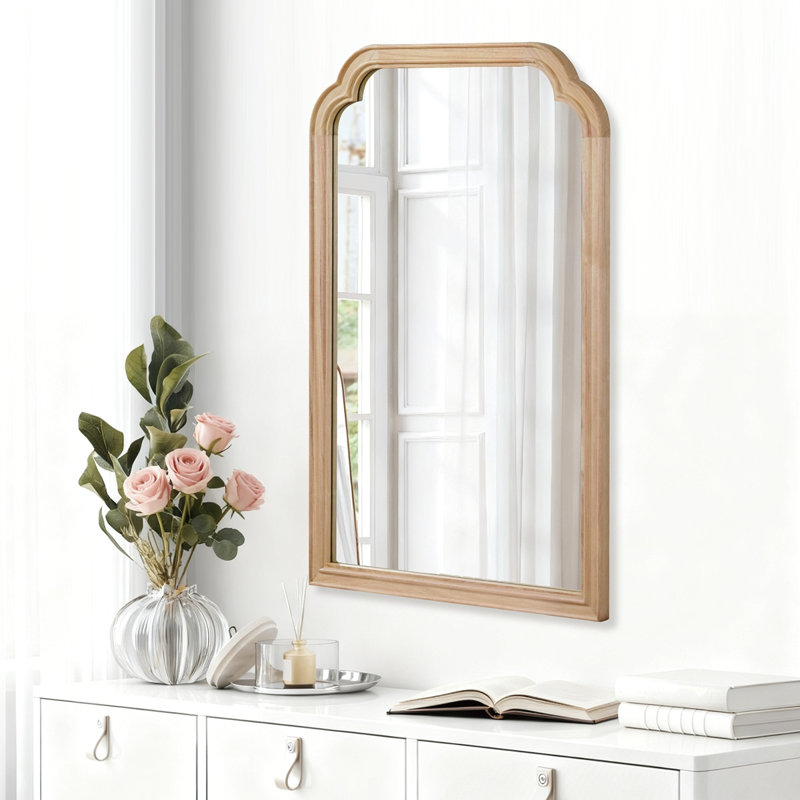 Miroir de coin 20 po x 30 po, Naturel