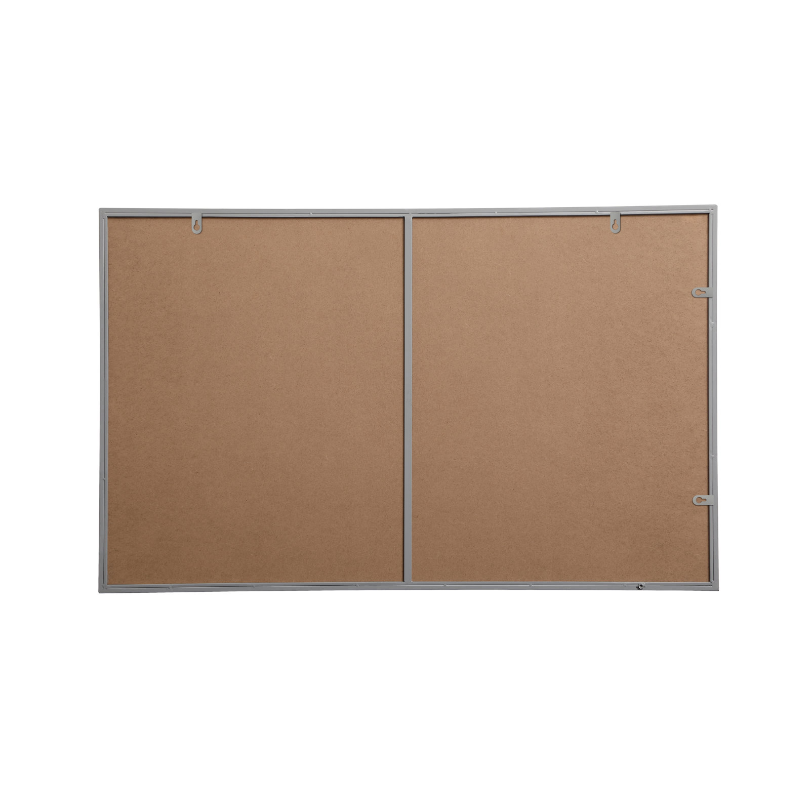 Sabine Metal Rectangle Wall Mirror, 48" x 30", Gray