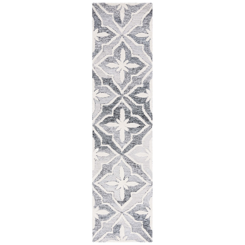 Metro Hand Tufted Performance Geometric Rug, Runner 2'3" x 9'