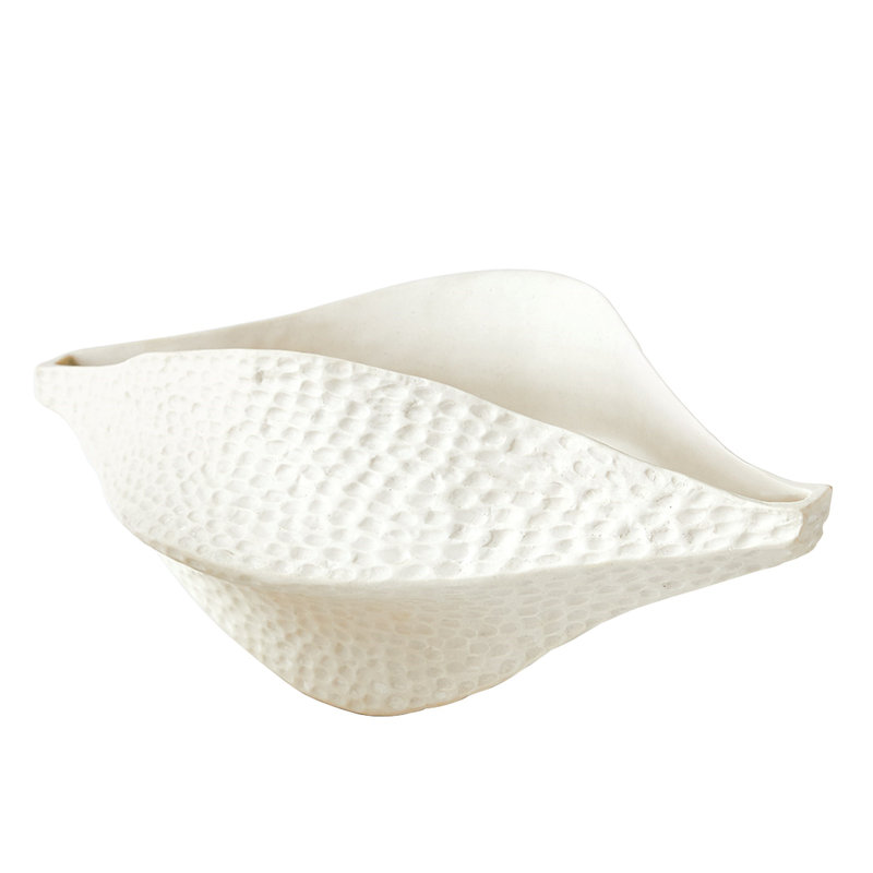 Porcelain Pod-Matte White-Sm, 4.5" H x 6" W x 11.5" D