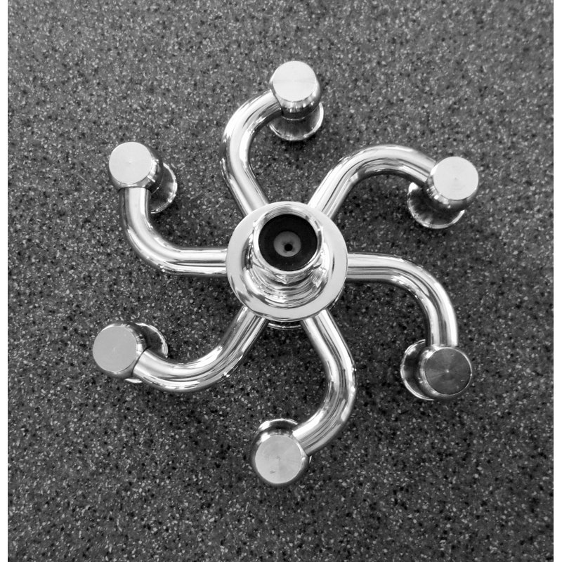 Pomme de douche en pluie 6 accoudoirs
