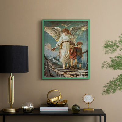 Religious Series CDLIV, reproduction encadrée - bois massif